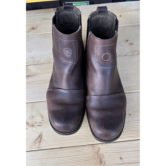 Timberland Smart Comfort‎ Chelsea Boots Men's 12M Brown Leather 37517 - Picture 1 of 8